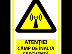 Semn atentie camp de inalta frecventa