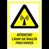 Semn atentie camp de inalta frecventa